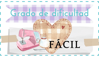 Cartel pequeño en horizontal para indicar el grado de dificultad del proyecto. En este caso es un trabajo fácil.